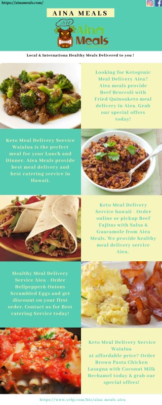 Food Catering Honolulu - Aina Meals