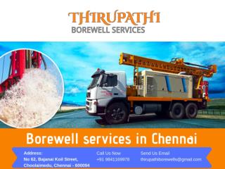 Best Borewell services in Chennai