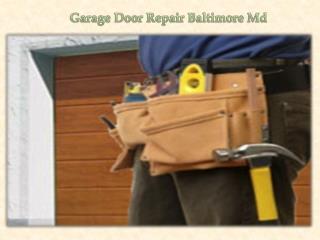 Garage Door Repair Baltimore Md