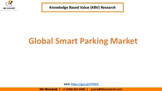 Smart Parking Market to reach a market size of $7.8 billion by 2024