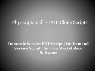 On Demand Service Script | Service Marketplace Software