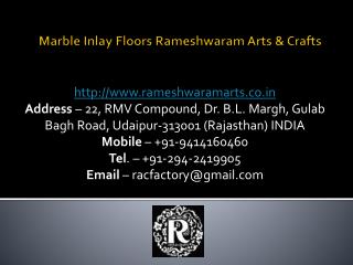 Marble Inlay Floors Rameshwaram Arts & Crafts