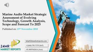 Marine Audio Market Strategic Assessment of Evolving Technology, Growth Analysis, Scope and Forecast To 2025