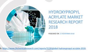 Hydroxypropyl Acrylate Market Research Report 2018