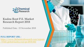 Kudzu Root P.E. Market Research Report 2018