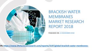 Brackish Water Membranes Market Research Report 2018