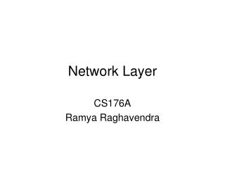 Network Layer