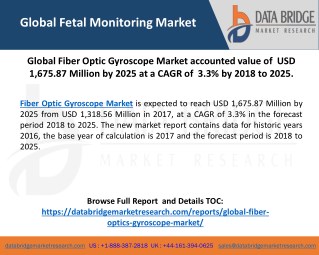 Global Fiber Optic Gyroscope Market is Growing At a Significant Rate in the Forecast Period 2018-2025