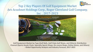Global Golf Equipment Market