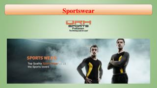 Carry comfort and stylish sportswear to the field