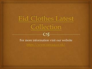 Eid dresses 2018