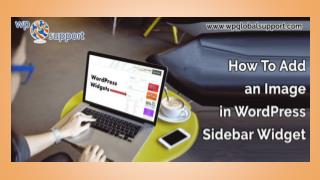 How to Add an Image in WordPress Sidebar Widget