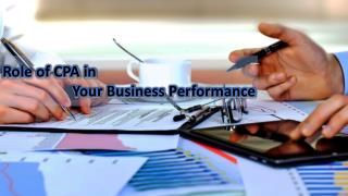 Importance of CPA's in Your Business Performance