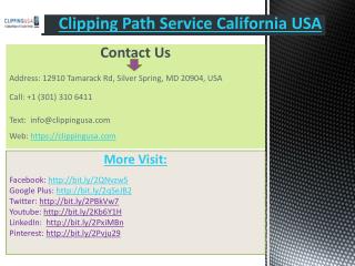 Clipping Path Service USA