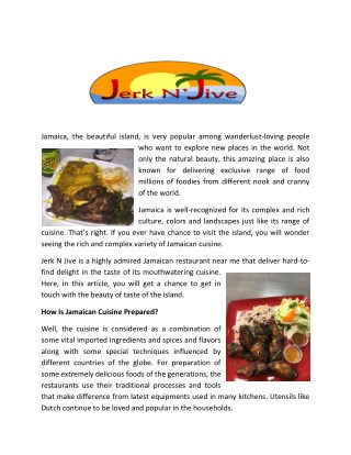 Jamaican Restaurant Near Me That Deliver - www.jerknjive.com