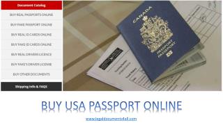 Buy USA passport online
