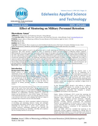 Effect of Mentoring on Military Personnel Retention