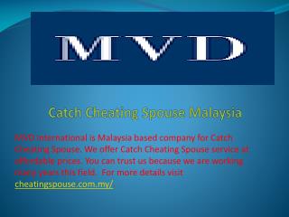 Catch Cheating Spouse Malaysia