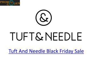 Tuft And Needle Black Friday 2018