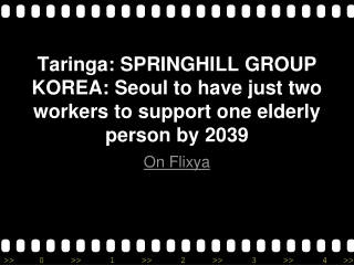 SPRINGHILL GROUP KOREA: Seoul to have just two workers to su