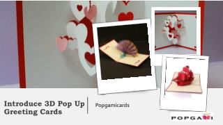 Introduce 3D Pop Up Greeting Cards