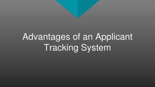 Applicant Tracking Systems Company India