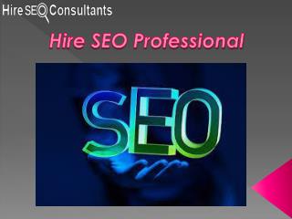 Hire SEO Professional