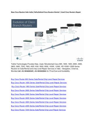 Buy New Cisco routers Bangalore| Refurbished Cisco Routers Chennai| Used Cisco Routers Mumbai