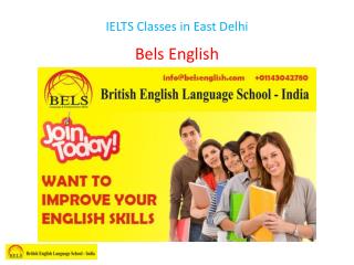 IELTS Classes in East Delhi