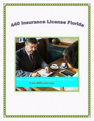 Steps to Achieve the 440 Insurance Florida License on Time