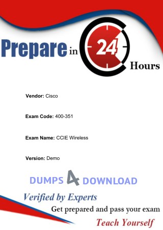 Download Actual Cisco 400-351 Exam Dumps - Dumps4download