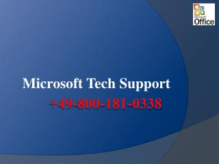 Wie Helfen Wir Ihnen Beim Technischen Support von Microsoft 0800-181-0338 Bei Der Neuinstallation?