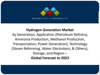 Hydrogen Generation Market worth $199.1 billion by 2023