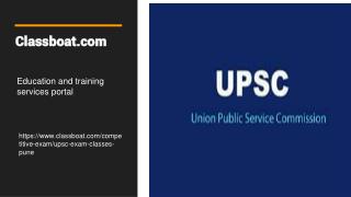Upsc Exam training institute in Pune