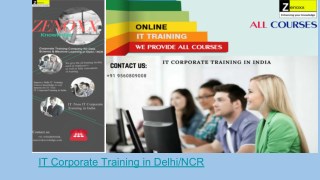 IT Corporate Training in India