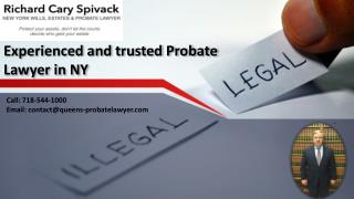 Experienced and trusted Probate Lawyer in NY