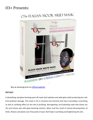 O3Plus Italian Moor Mud Mask