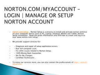 WWW.NORTON.COM/SETUP ACTIVATE NORTON ACCOUNT ONLINE