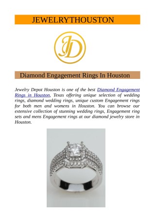 Diamond Engagement Rings In Houston