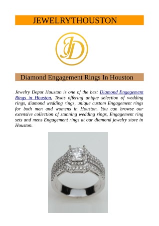 Diamond Engagement Rings In Houston