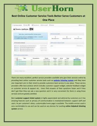 Best Online Customer Service Tools Better Serve Customers at One Place