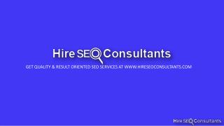 Hire Professional SEO Experts | SEO Specialist | SEO Consultants