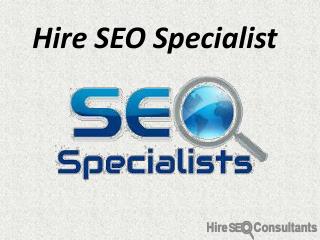 Hire SEO Specialist