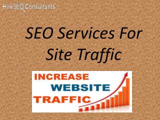 SEO Services For Site Traffic