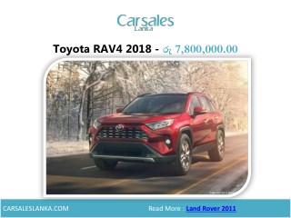 Toyota RAV4 2018