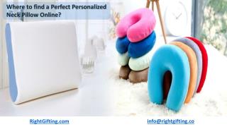 Where to Find a Perfect Personalized Neck Pillow Online?