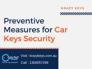 Find How to Secure Your Car Keys From Theft | Krazy Keys