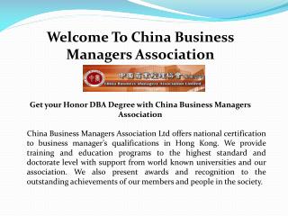 Honor DBA - Hkcbma.org