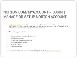 NORTON.COM/SETUP ACTIVATE NORTON ACCOUNT