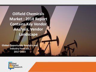 Oilfield Chemicals Market Expected to Reach $59,925 Million, Globally, by 2023